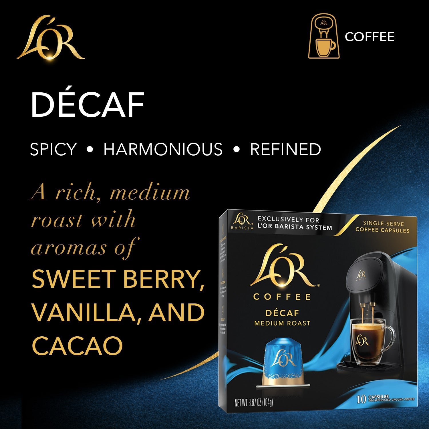 Alternative view of L'OR Decaf Coffee Capsules