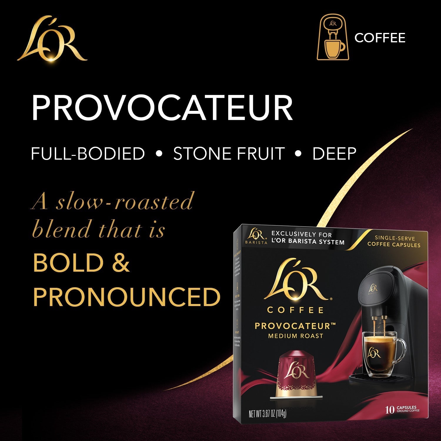 Alternative view of L'OR Provocateur Coffee Capsules