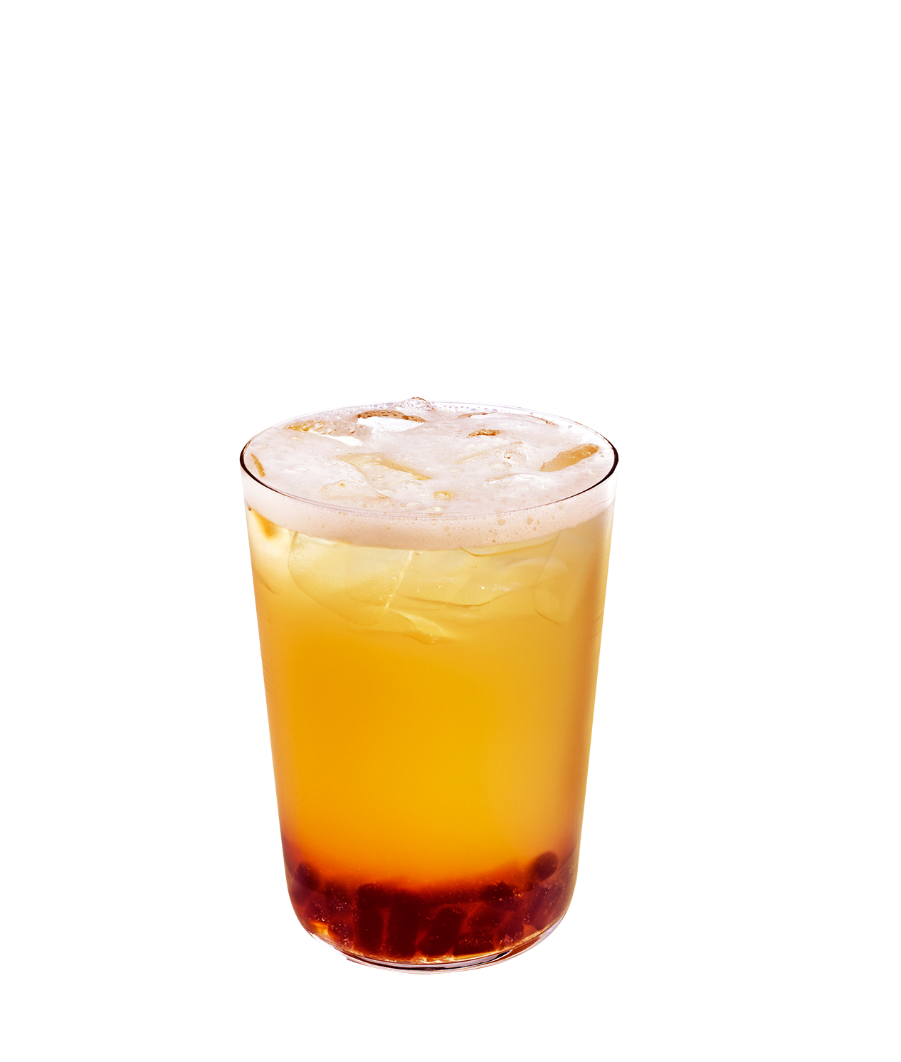 Yuzu Citrus Black Tea Shaker with Brown Sugar Jelly