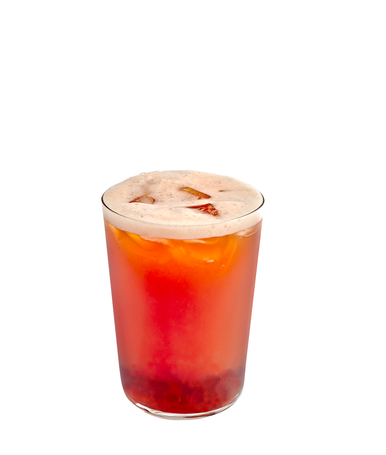 Tropical Berry Green Tea Shaker with Brown Sugar Jelly