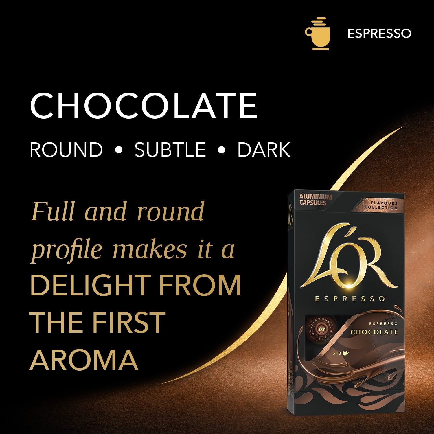 Alternative view of L'OR Chocolate Espresso Capsules