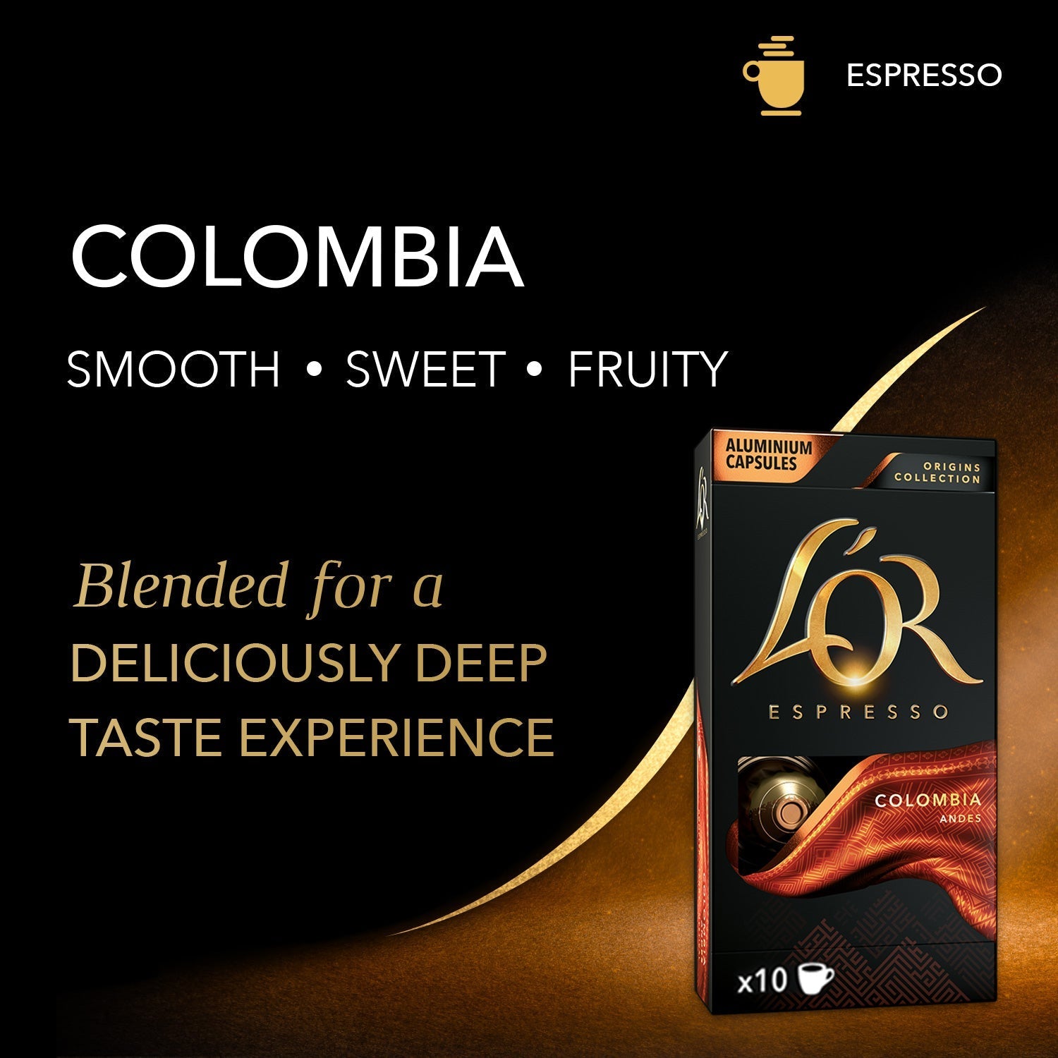 Alternative view of L'OR Colombia Espresso Capsules