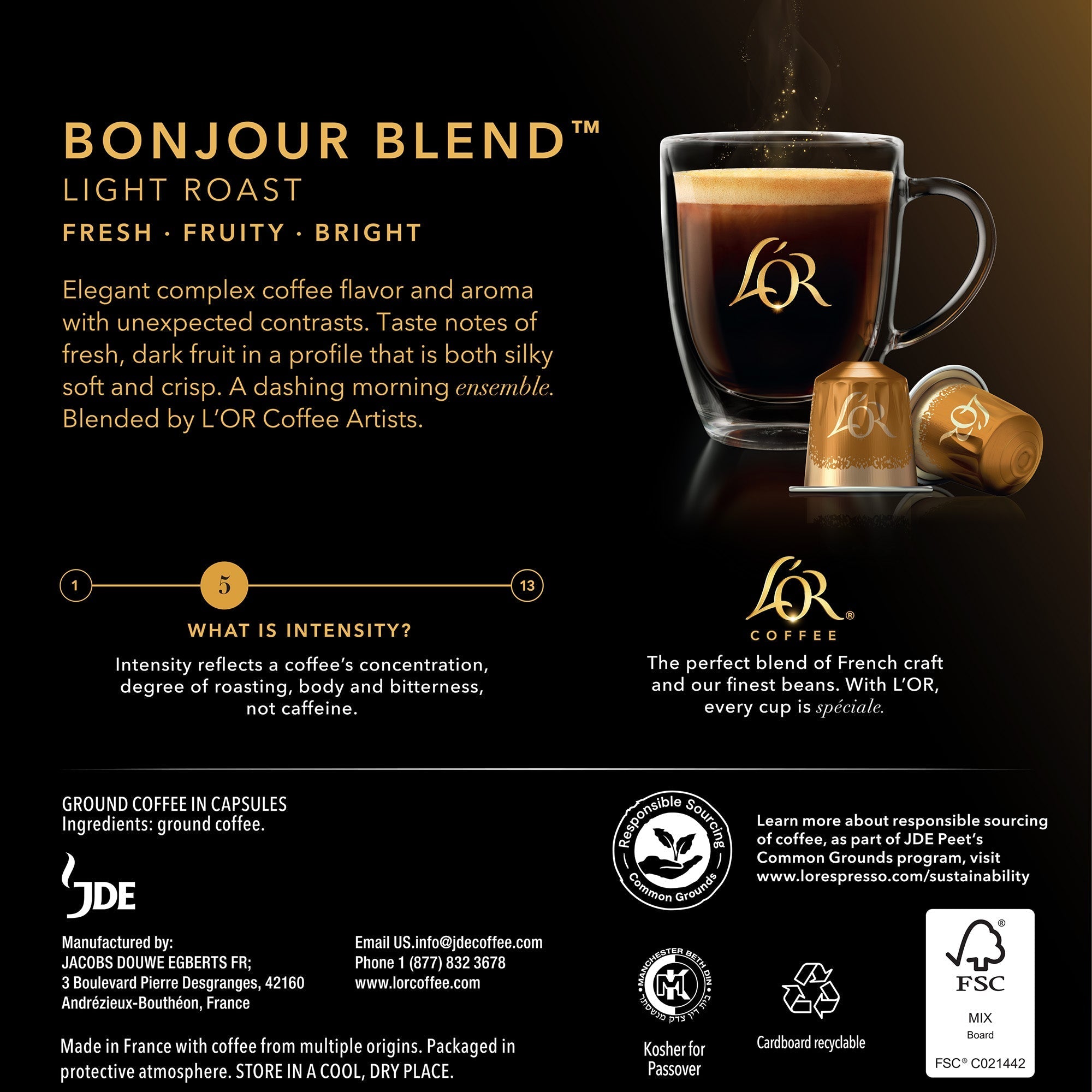 L'OR Bonjour Blend Coffee Capsules - Image 7