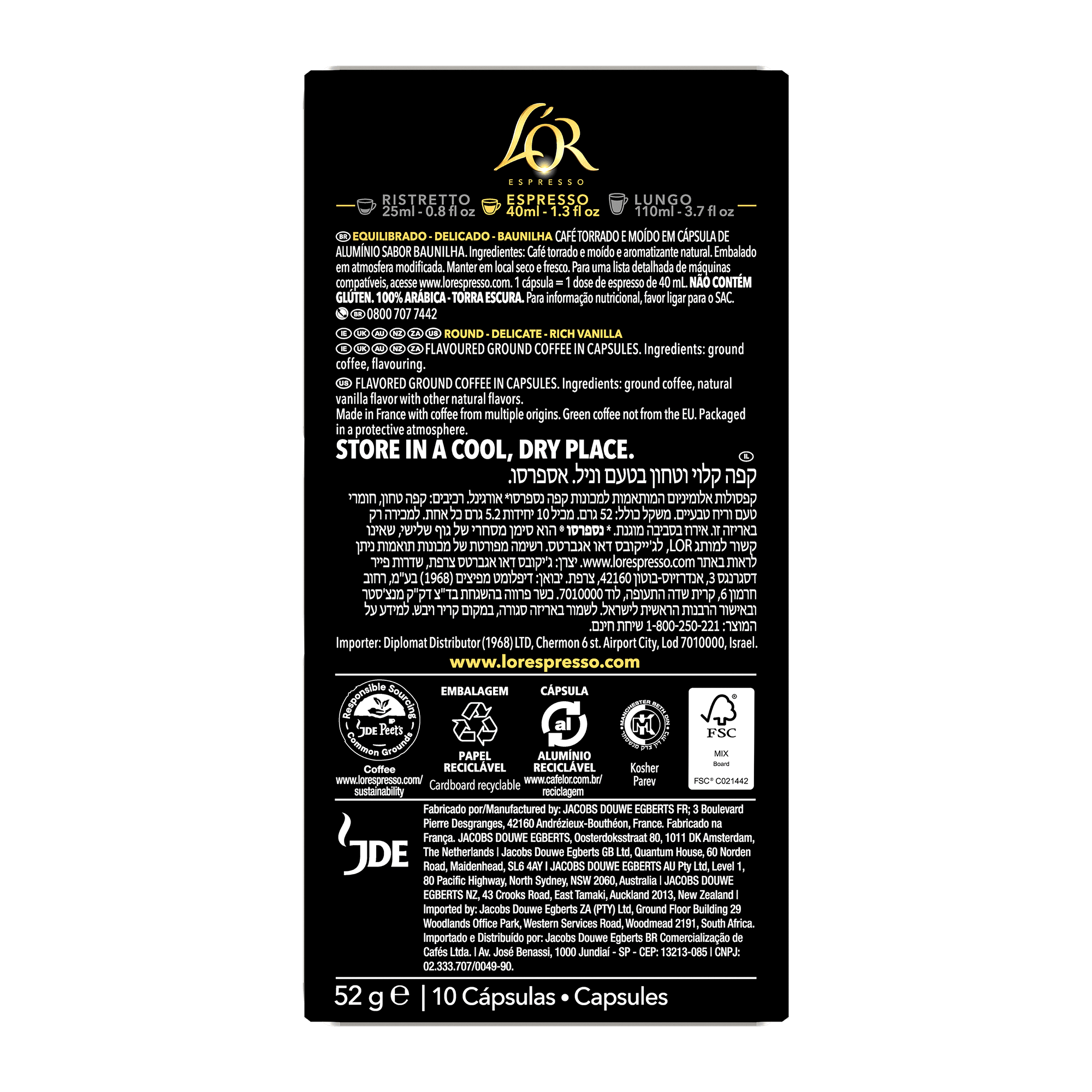 L'OR Vanilla Espresso Capsules - Image 6