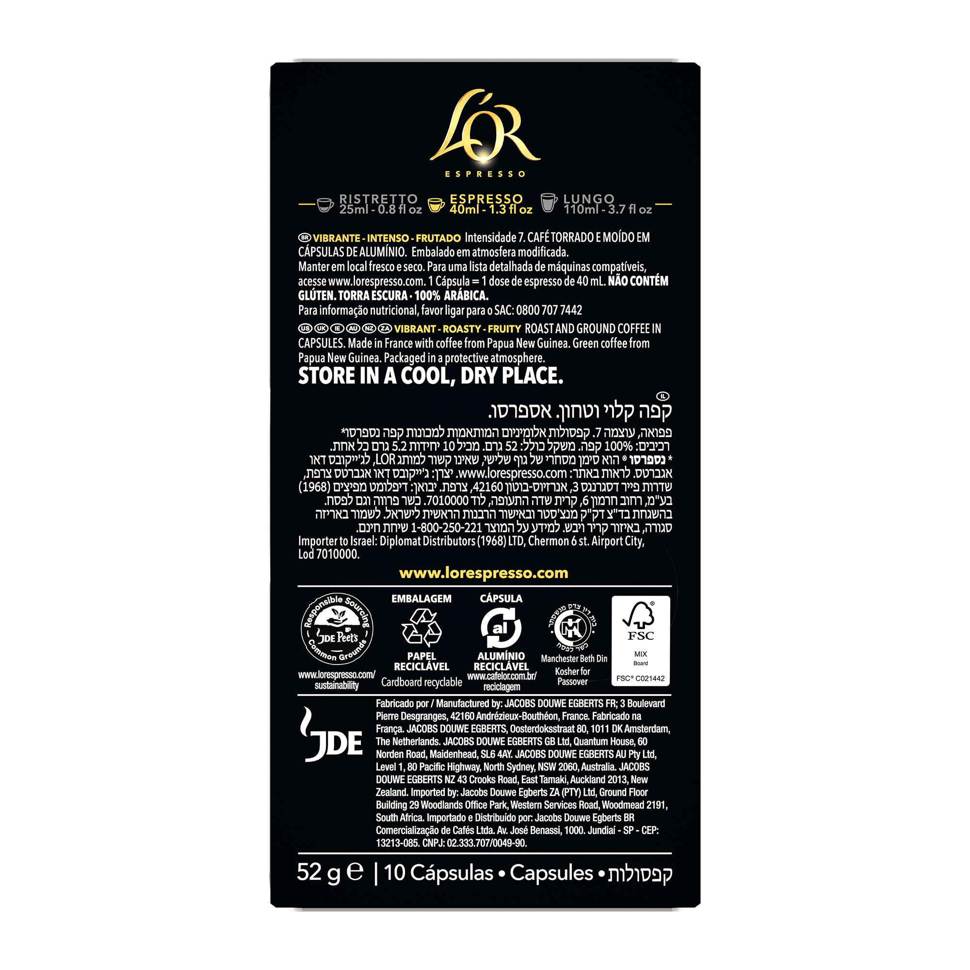 L'OR Papua New Guinea Espresso Capsules - Image 7