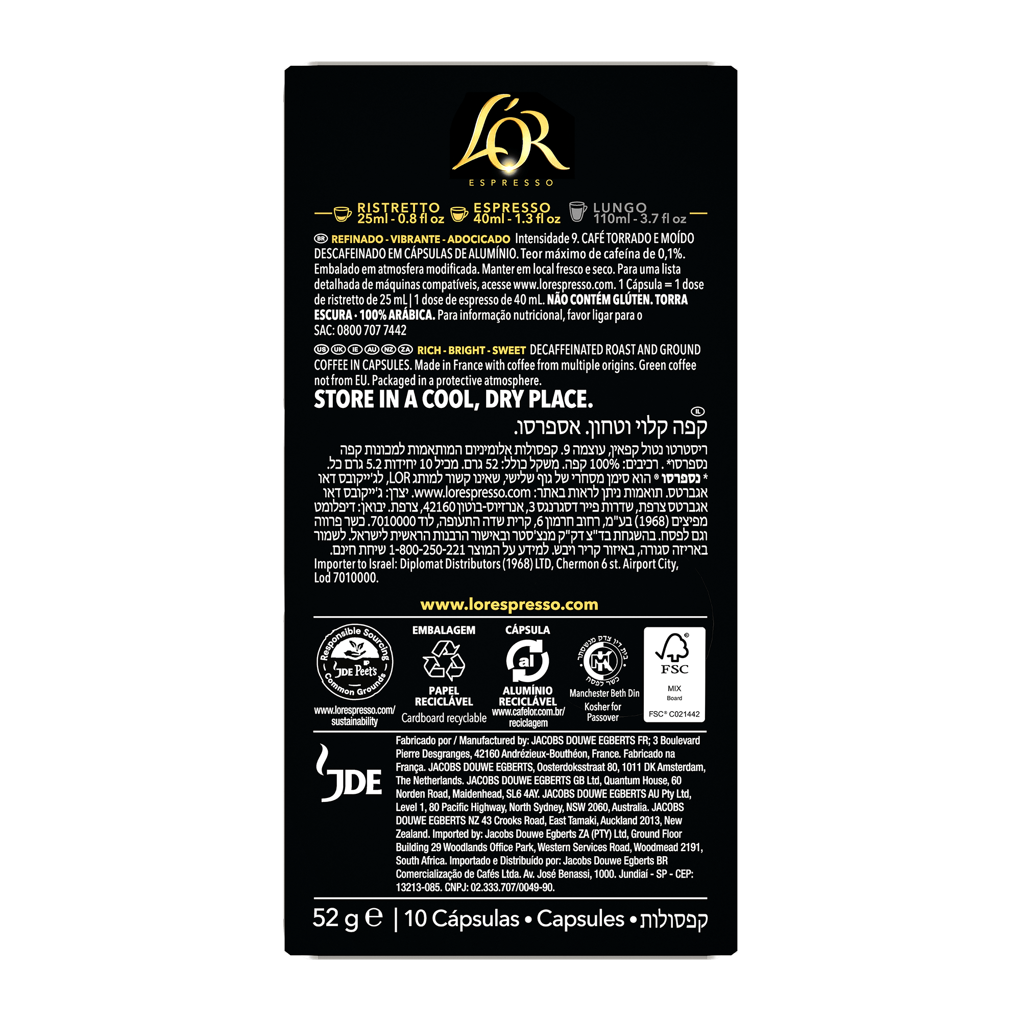L'OR Ristretto Espresso Capsules - Image 7