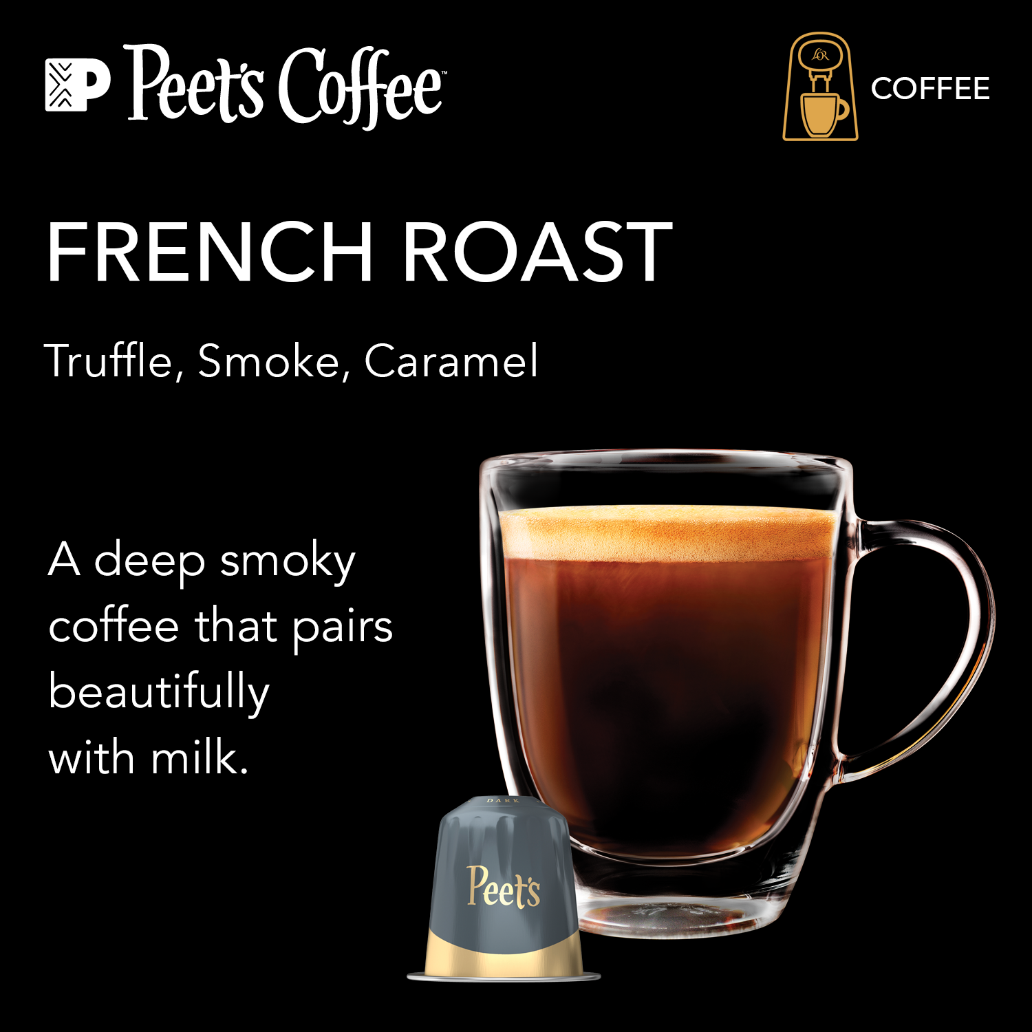 Alternative view of French Roast Coffee Capsules